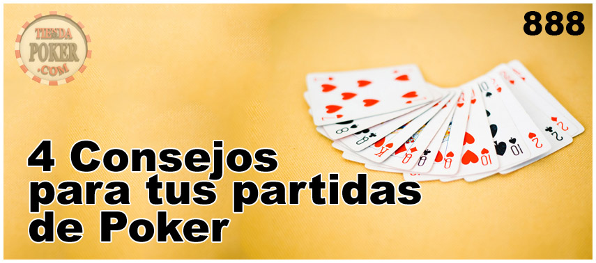 4 Consejos para tus partidas poker